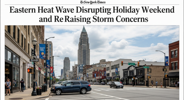 Eastern Heat Wave Disrupts Holiday Weekend, Raises Storm Concerns