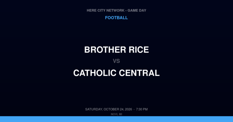 Brother Rice 31, Catholic Central 25