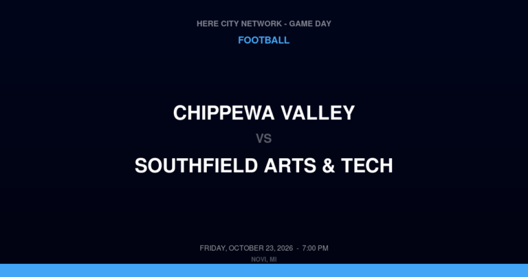 Chippewa Valley 52, Southfield Arts & Tech 14