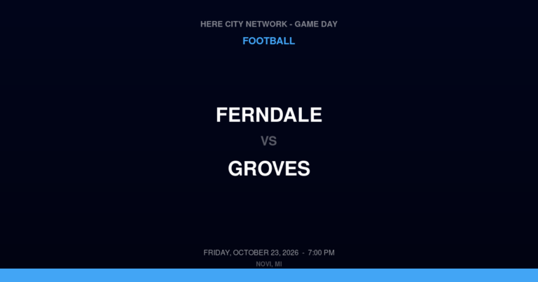 Ferndale 22, Groves 17