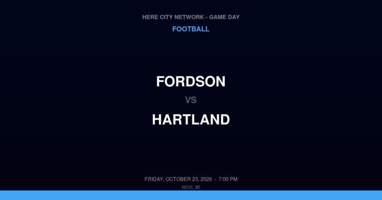 Fordson 23, Hartland 30