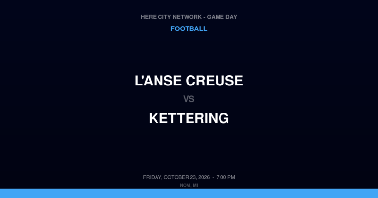 L'Anse Creuse 56, Kettering 8
