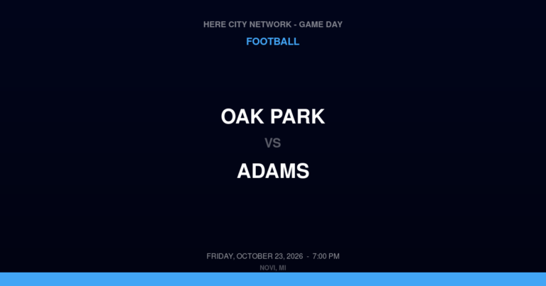 Oak Park 22, Adams 23