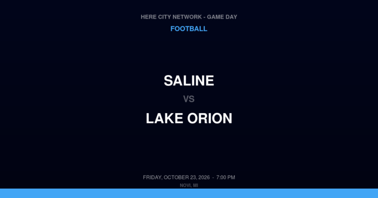 Saline 42, Lake Orion 14
