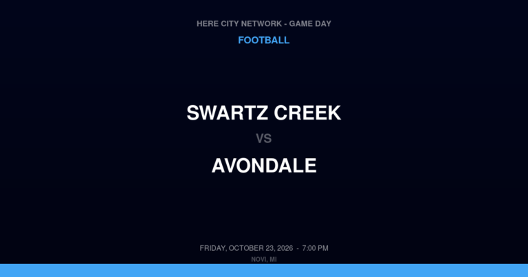 Swartz Creek 12, Avondale 7